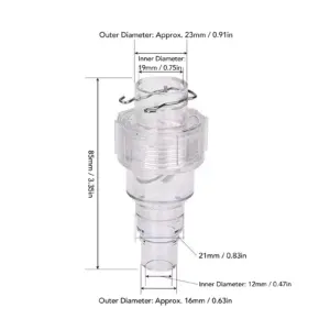 Condensate Drain Pipe Check Valve Central AC Air Conditioner Drain Hose Prevent Odor Reflux Non Return One Way