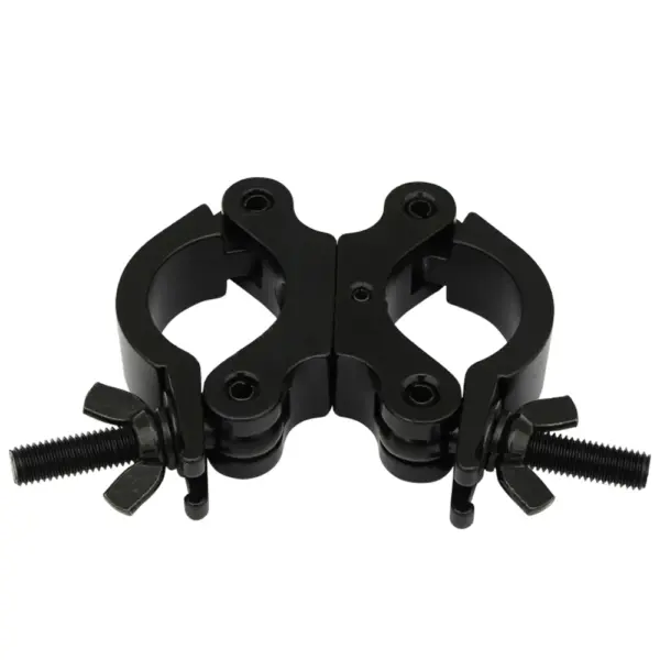 Heavy Duty Truss Clamp 2inch Pipe Load 200kg Double Ring Hook Swivel Pipe Clamp For Professional Stage Lights Speaker Fixture