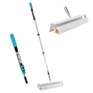 20 Inch Spiked Screeding Compound RollerLatex Floor Self Leveling Screed Spiked Roller with 22.8~62 Inch Telescopic Rod for Rem