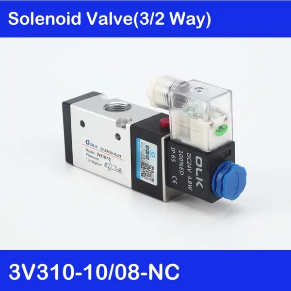 3V310-10-NC Normally Close 3/8"  3 Port 2 Position 3/2 Way Pneumatic Valve High Quality Solenoid Valve Body