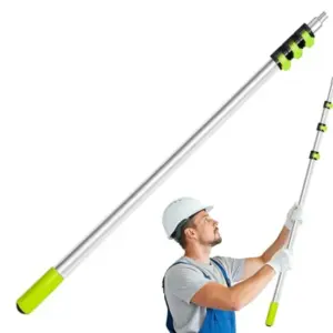 28FT Reach Telescopic Extension Pole 5-20FT Multi-Purpose Paint Roller Extension Pole Sturdy Aluminum Alloy Paint Extendable Po