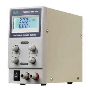 Jesverty PS3005 150W Switching DC Regulated Bench Power Supply Single Variable 0-30V 0-5A Encoder Knob Three-Digit Display