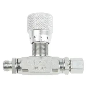 Flow Control Throttle Valve For Pneumatic Systems Valve For Hydraulic Applications Operating Temp -20 C To 90 C