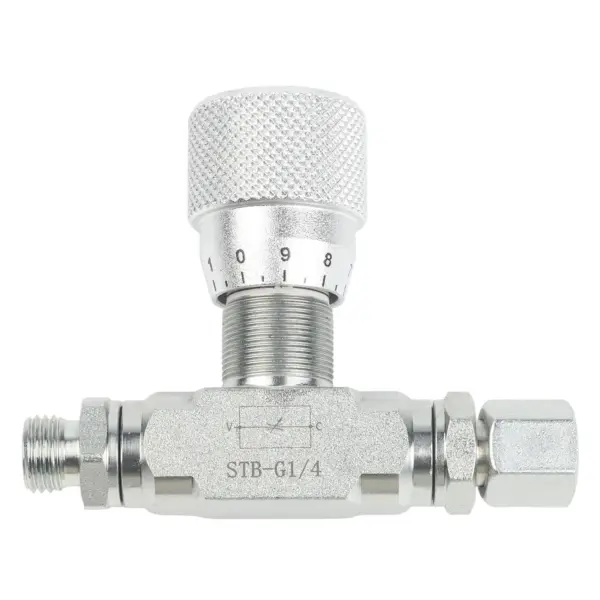 Flow Control Throttle Valve For Pneumatic Systems Valve For Hydraulic Applications Operating Temp -20 C To 90 C