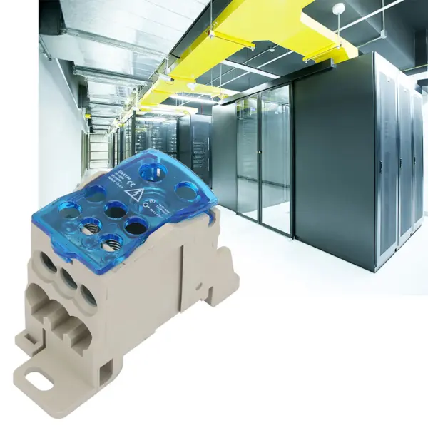 Din Rail Terminal Block Distribution Box Electric Wire Connector  Power Junction Box UKK-160A Block Distribution Box