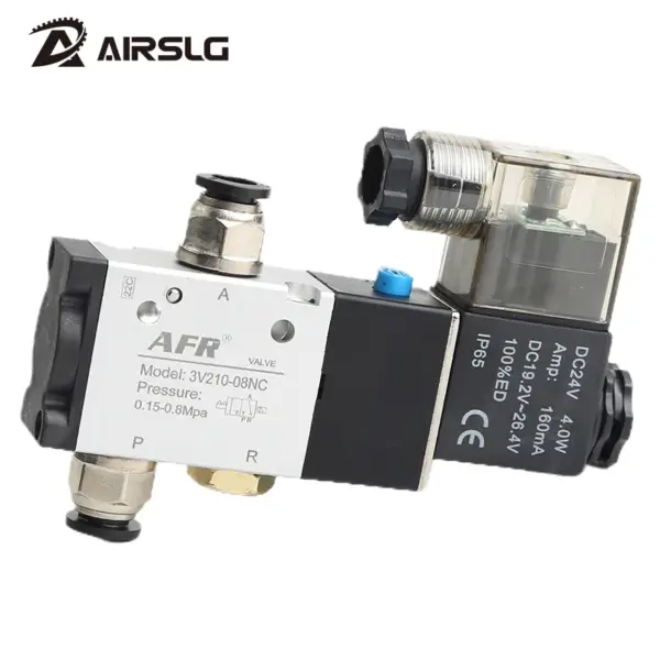 Normally closed pneumatic Air solenoid valve 3V210-08-NC DC24V AC220V normally open 3V110-06-NO 3V210-08 3V310-10 3V410-15