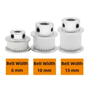 35Teeth 36Teeth GT2 Tramission Pulley Pitch 2mm Bore 4-10 mm 3D Printer Motor Pulley Belt 6/10/15 mm Width  2GT35T 2GT36T