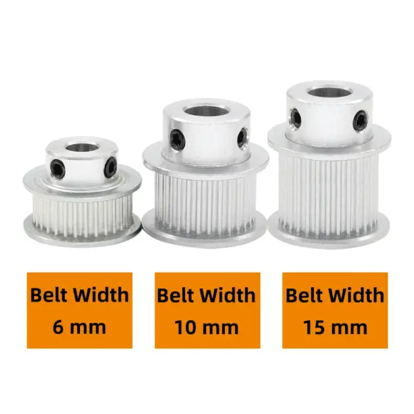 35Teeth 36Teeth GT2 Tramission Pulley Pitch 2mm Bore 4-10 mm 3D Printer Motor Pulley Belt 6/10/15 mm Width  2GT35T 2GT36T