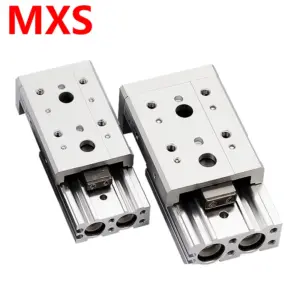 MXS6/8/12/16/20/25-10/20/30/40/50/75/100/125/150mm Stroke Double Acting Air Slide Table MXS Pneumatic Air Cylinder