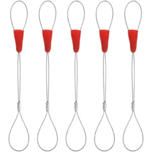 5Pcs Electrician Cable Threader Wire Puller Fish Tape Fastener Tool Heavy Duty Portable Fish Tape Fastener Tools
