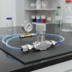 Pneumatic Throttle Valve Long-Lasting in-Line Speed Controller Pneumatic Flow Regulator Corrosion-Resistant Industrial Hardware