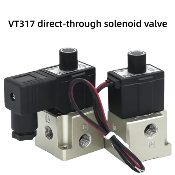 Two-position three-way solenoid valve pneumatic vacuum solenoid valve high-frequency valve VT317-4G-02/VT317-5G-02