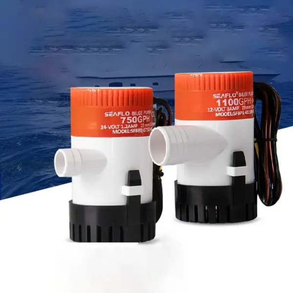 1Pcs 12V 24V 1100gph 750gph Bilge pump Float Switch water pump used in boat seaplane motor homes houseboat bilge pump