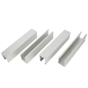 Solar Panel Mounting Rail and Clamp Set for Flat Roofs Aluminum Alloy 6005 Resistant Suitable for Various Panels