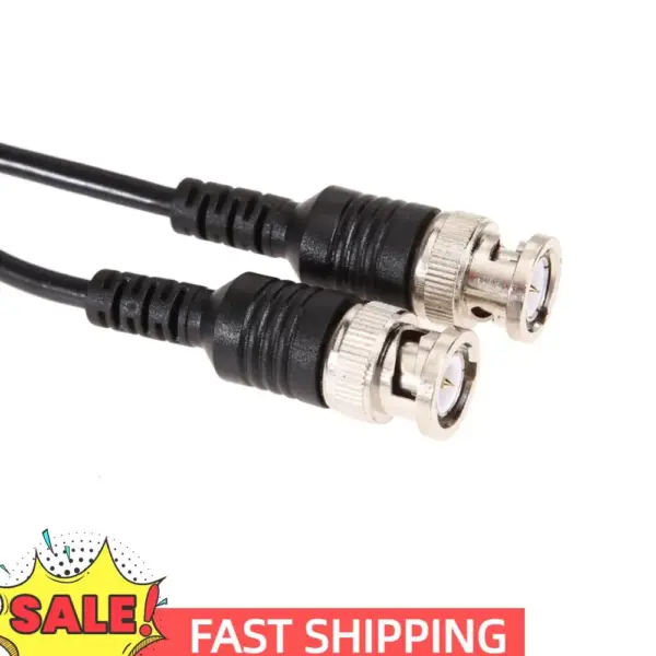 2 Pcs 110cm BNC Q9 to Dual Alligator Clip Oscilloscope Test Probe Leads Cables Dual Tester Tools for Electrical Working