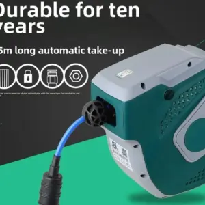 Automatic Retractable Air Hose Reel with Electric/Pneumatic Drum for Car Repair , Industrial Garage Tools Maintenance Equipment