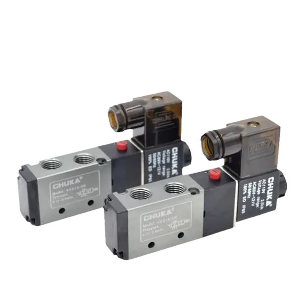 4v210 08 Better Quality 4v110-06 4v310-10 4v410-15 Thickened Pneumatic Solenoid Valve 12V 24V DC AC 110V 220V