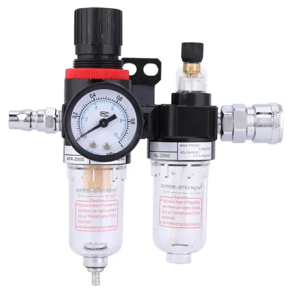 AFC2000 AFR2000 + AL2000 G1/4 air compressor oil and water separator air filter is used to reduce the pressure valve regulator