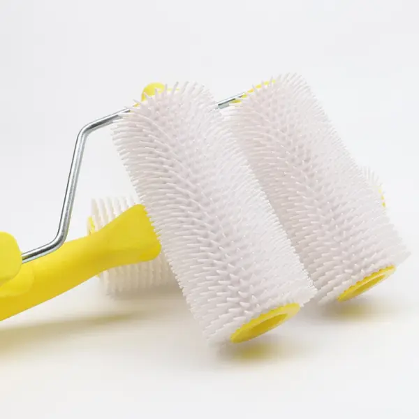 1PC 15/22CM Defoaming Drum Brush Spike Roller Latex Floor Self Compound Roller Leveling Screed Spiked Roller Paint Brush Roller