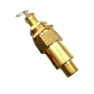 Brass Piston Air Compressor Pressure Regulator Valve 1/2'' 3/8'' Air Compressor Relief Pressure Safety Valve ﻿15HP Long-lasting
