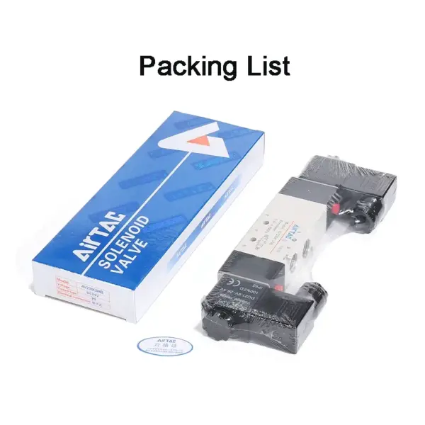 AirTAC 5-port 3-digit solenoid valve 4V130C-06/4v430C-15, 12V/24V/110V/220V mechanical pneumatic control valve