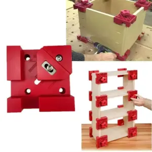 Fast Adjustable 90 Degree Corner Clamps Quick Spring Holder Wear Resist Metal Woodworking Clamps Quick-Release Heavy Duty