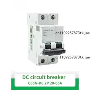 C65N-DC 1P 2P A9 Rail type Air switch household solar energy DC Miniature Circuit Breaker MCB 32A 40A 50A 63A