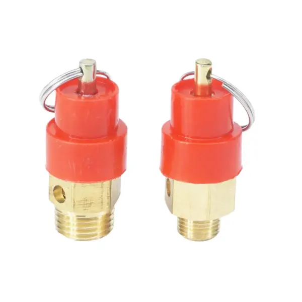3/4/5/6/7/8/10/12/15 Bar 1/8" 1/4" BSP Male Brass Air Safety Valve Relief Valve Pressure Release Valve Air Compressor