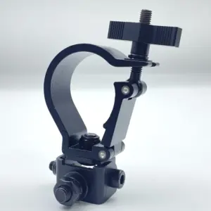 Foldable Aluminum Clamp Half Coupler Quick Lock Folding Clamp 48-51mm For Pipe Truss Mounting Fixtures Transport In Flightcase