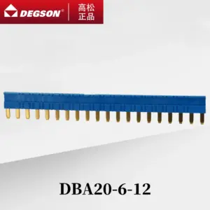 10Pcs DEGSON DBA20-6-12 DBA20-6-16 Screw Type Terminal Block Sensor DIN RAIL TERMINAL BLOCKS PHOENIX CONNECTOR Lead 7439-92-1