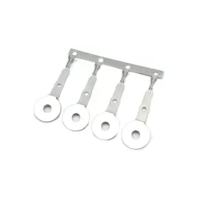 100/500Pcs Continuous OType Ring Crimp Terminal Copper Grounding Terminal Connector Electrical Wiring Spade Terminal Accessories