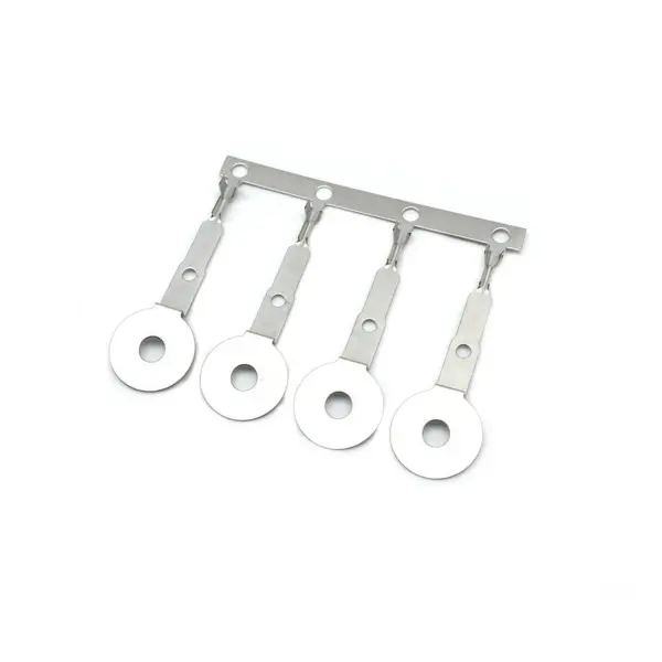100/500Pcs Continuous OType Ring Crimp Terminal Copper Grounding Terminal Connector Electrical Wiring Spade Terminal Accessories