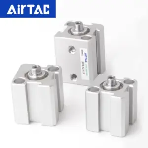 AirTAC  Pneumatic Compact Air Cylinder Port M5*0.8 Airtac SDA12  SDA16X5/10/15/20/30/40/50-S/B Double Acting  Mini Piston