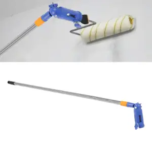 Paint Brush Extender Paint Roller Brush Extension Pole Labor Saving Practical Efficient 180 Degree Rotatable for Edge Painting