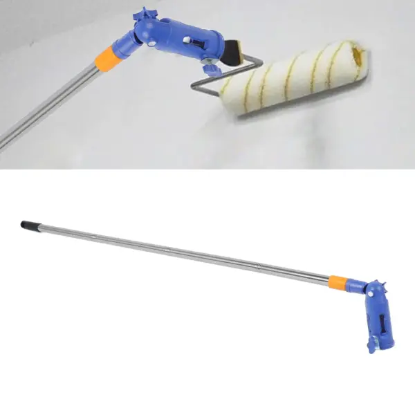 Paint Brush Extender Paint Roller Brush Extension Pole Labor Saving Practical Efficient 180 Degree Rotatable for Edge Painting