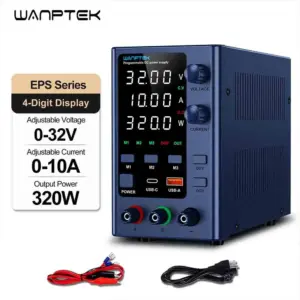 DC Power Supply 30V 5A 10A Variable Bench Power Supply Adjustable Lab Power source 60V 5A 120V 3A Voltage Regulator for repair