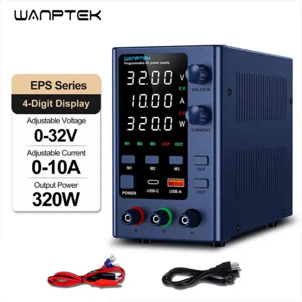 DC Power Supply 30V 5A 10A Variable Bench Power Supply Adjustable Lab Power source 60V 5A 120V 3A Voltage Regulator for repair