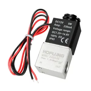 Pneumatic Position Coil Normally Closed 1/4" Solenoid Valve DC 12V 24V Alloy Internal Electric AC 110V 220V for Air Water Oil