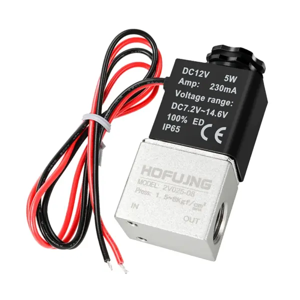 Pneumatic Position Coil Normally Closed 1/4" Solenoid Valve DC 12V 24V Alloy Internal Electric AC 110V 220V for Air Water Oil