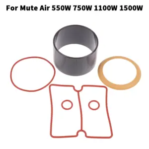 【AD】1Set Vacuum Pump Oil-Free Mute Air Compressor Cylinder Sleeve Piston Cylinder Ring Kit For Mute Air 550W 750W 1100W 1500W