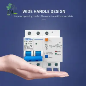 A05E-TOMZN Residual Current Circuit Breaker Main Switch With Surge Protector RCBO MCB With -Protection SPD