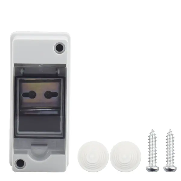HT-2 IP65 Waterproof Distribution Breaker Box Panel Installation 2 WAY PC ABS Plastic Outdoor Electrical MCB Solar Junction Box