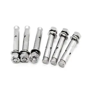 304 Stainless Steel Expansion Screws M6 M8 M10 Wedge Anchors Screw for Cement Concrete Metal Panel Fixed Bolt Accessories
