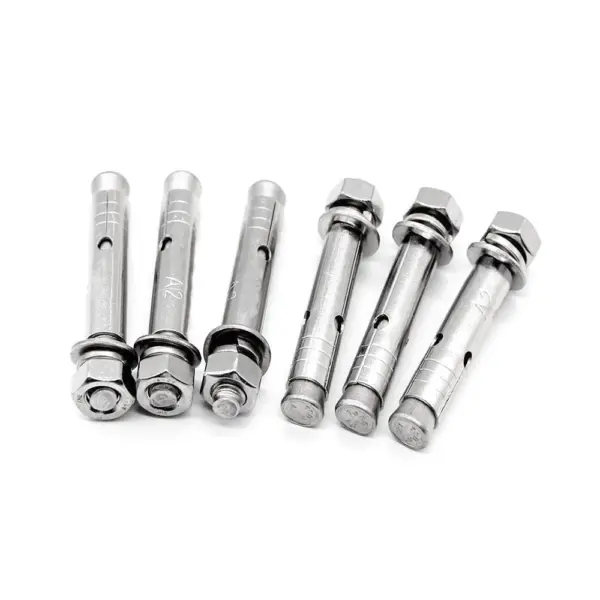 304 Stainless Steel Expansion Screws M6 M8 M10 Wedge Anchors Screw for Cement Concrete Metal Panel Fixed Bolt Accessories
