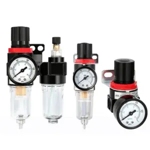 AFC2000 AFR2000 + AL2000 G1/4 air compressor water and oil separator air filter is used to reduce the pressure valve regulator