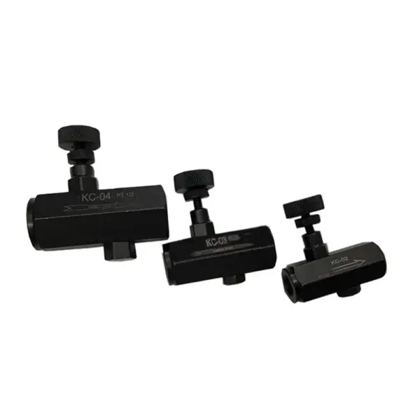 PT Thread Hydraulic One-Way Throttle Valve Multiple Flow Control Valve KC-02/03/04/06/08 Throttle Valve For Hydraulic Systems