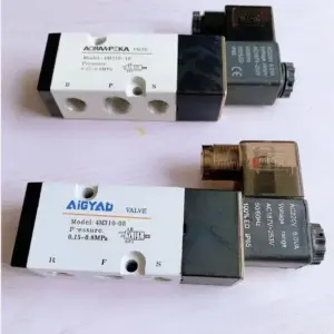 Solenoid Valves 4M310-08 4M310-10 Position 5 Port 1/4" Plate veneer pneumatic disc valve reversing valve