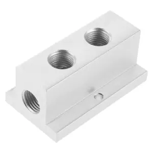 T-Type Air Distribution Manifold Compact Design Easy Installation Pneumatic System Gas Flow Distributor Air Splitter