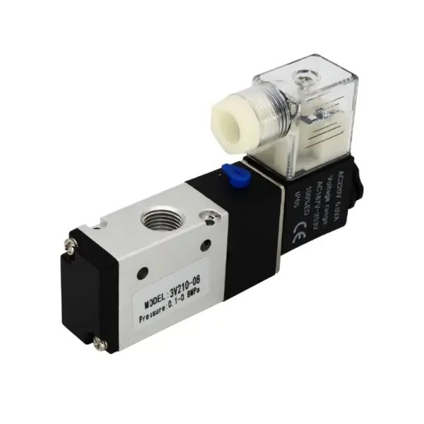 solenoid valve 3V210-08 Pneumatic Solenoid Valve 3 Way 2 Position Directional Pneumatic Valve AC110V 220V 380V 24V 12V DC G1/4"