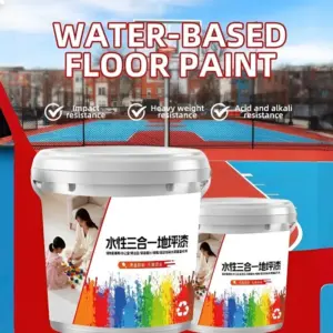 300g 3-in-1 Water-Based Epoxy Floor Paint Wear-resistant Waterproof Coating for Cement Floors Factory Workshop Indoor Outdoor